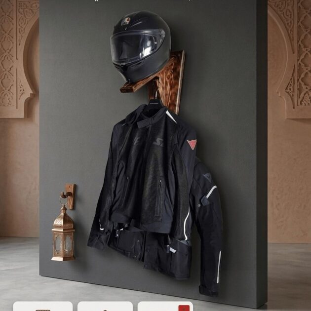 🏍️ ستاند حائطي للكاسك